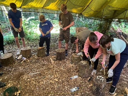 Bushcraft & Wilderness Skills at Giraldus Centre Manorbier